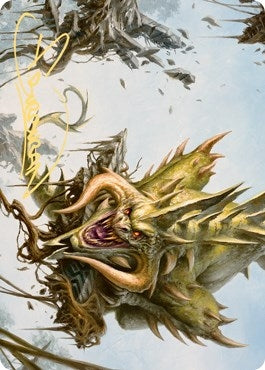 Image for Canopy Baloth Art Card (Gold-Stamped Signature) (70) (ASZNR) - Magic: The Gathering