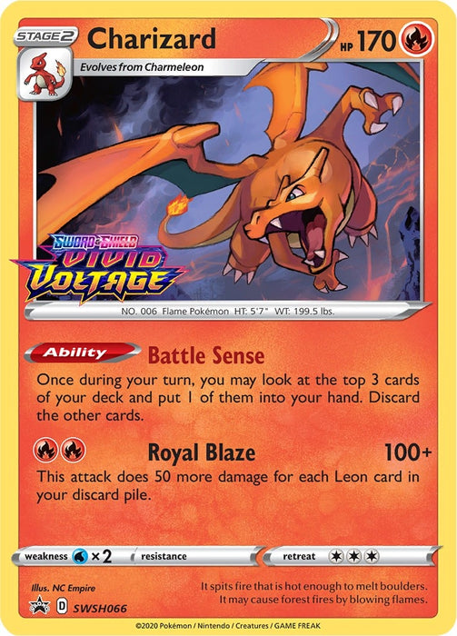 Charizard - SWSH066 (Prerelease) (SWSH066) (SWSD)