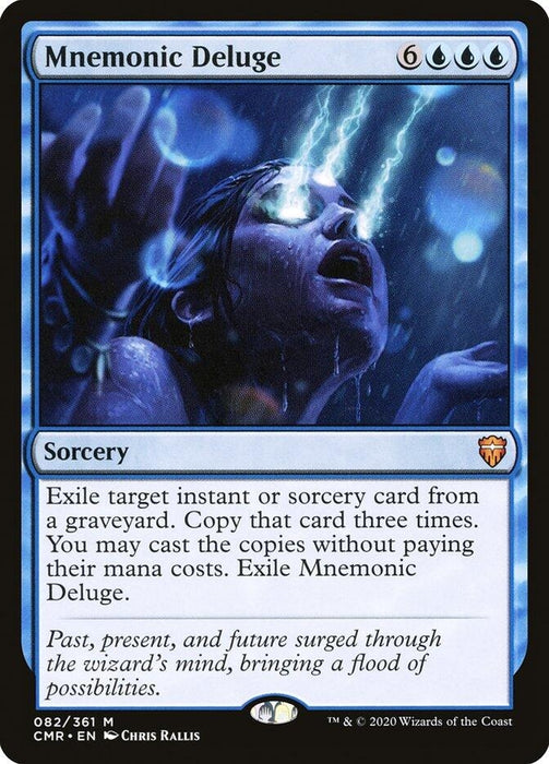 Image for Mnemonic Deluge (82) (CMR) - Magic: The Gathering