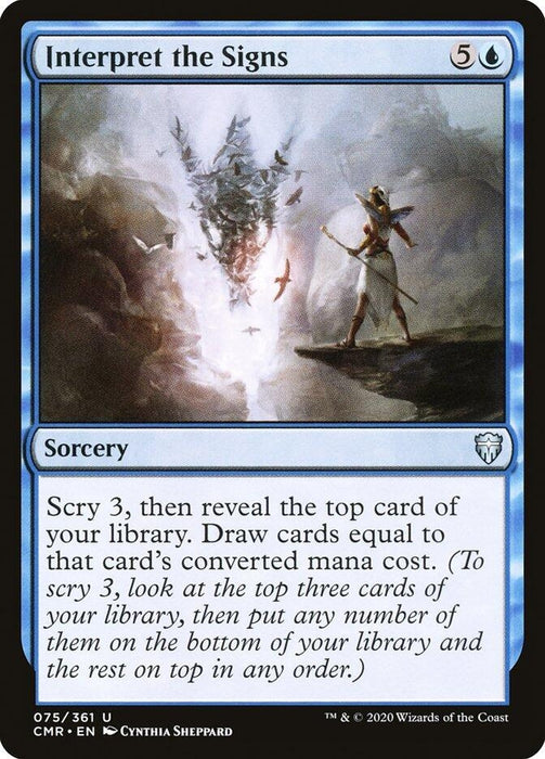 Image for Interpret the Signs (75) (CMR) - Magic: The Gathering