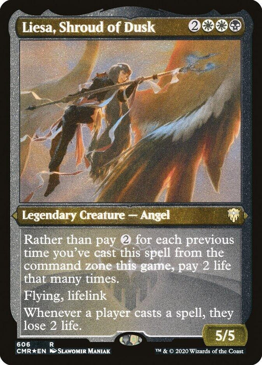 Image for Liesa, Shroud of Dusk (Foil Etched) (606) (CMR) - Magic: The Gathering