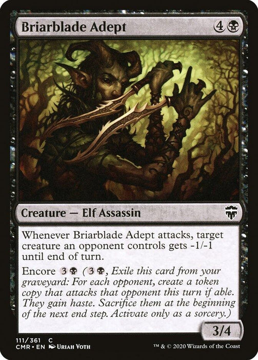 Image for Briarblade Adept (111) (CMR) - Magic: The Gathering