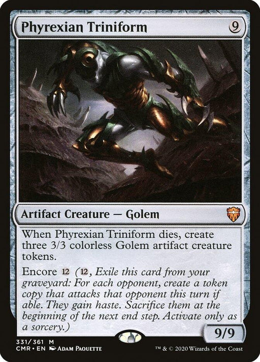 Image for Phyrexian Triniform (331) (CMR) - Magic: The Gathering