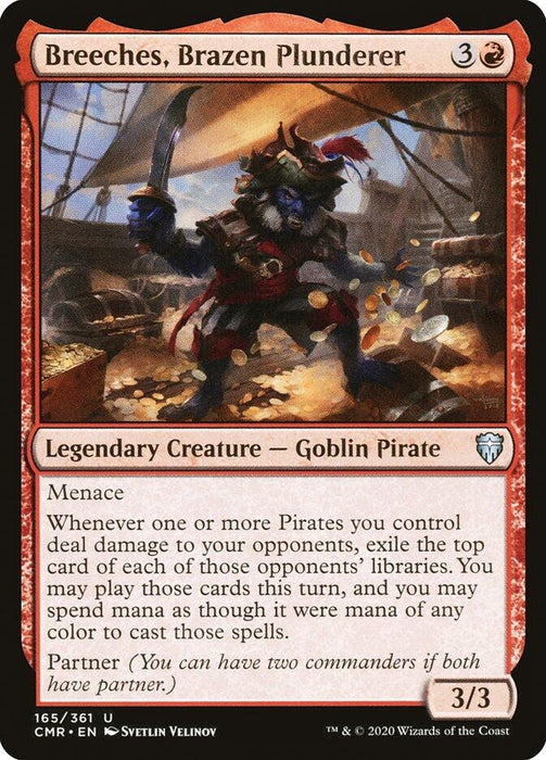 Image for Breeches, Brazen Plunderer (165) (CMR) - Magic: The Gathering
