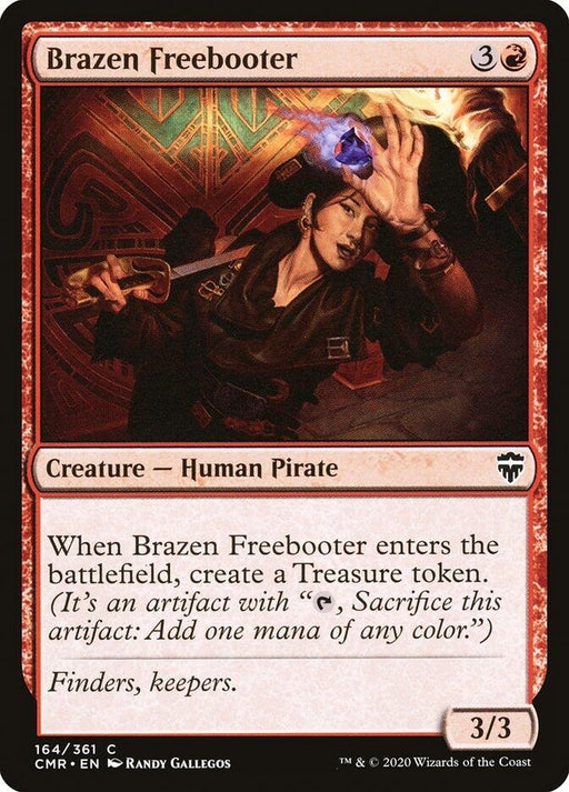 Image for Brazen Freebooter (164) (CMR) - Magic: The Gathering