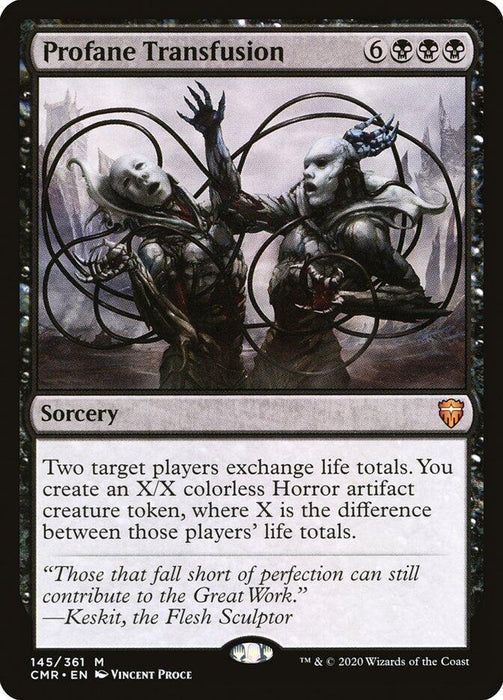 Image for Profane Transfusion (145) (CMR) - Magic: The Gathering