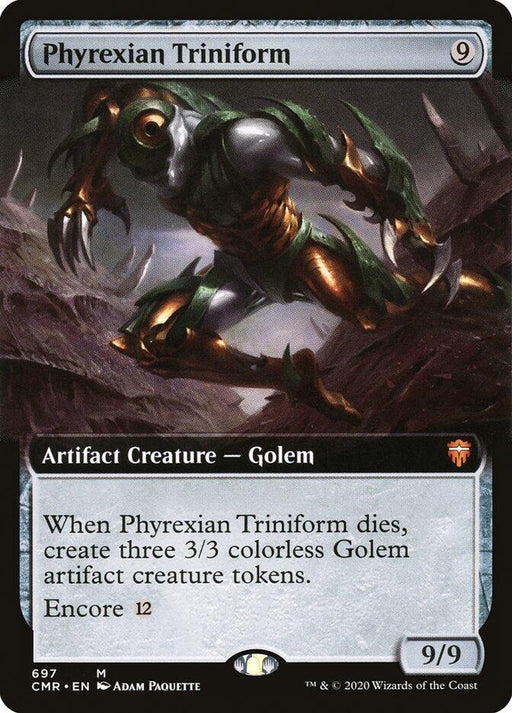 Image for Phyrexian Triniform (Extended Art) (697) (CMR) - Magic: The Gathering