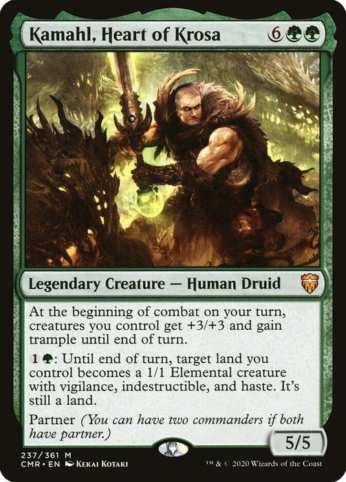 Image for Kamahl, Heart of Krosa (237) (CMR) - Magic: The Gathering