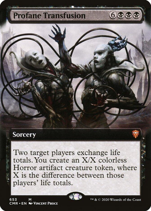 Image for Profane Transfusion (Extended Art) (653) (CMR) - Magic: The Gathering