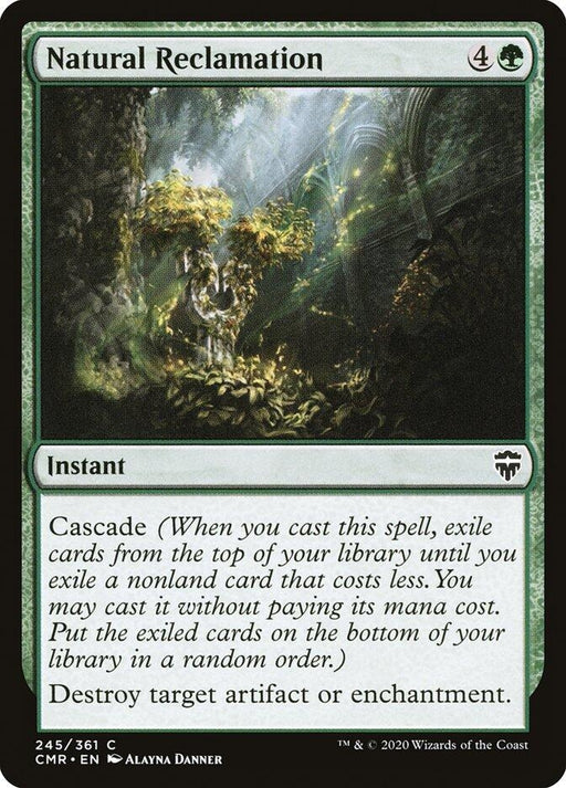 Image for Natural Reclamation (245) (CMR) - Magic: The Gathering