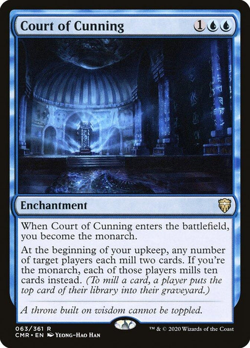 Image for Court of Cunning (63) (CMR) - Magic: The Gathering