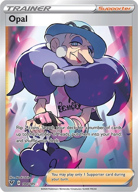 Image for Opal (Full Art) (184/185) (SWSH04) - Pokemon