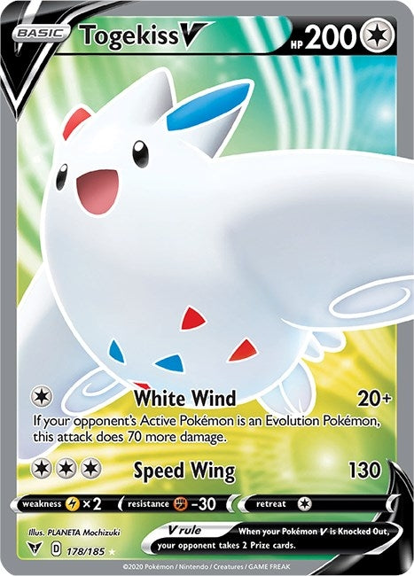 Image for Togekiss V (Full Art) (178/185) (SWSH04) - Pokemon