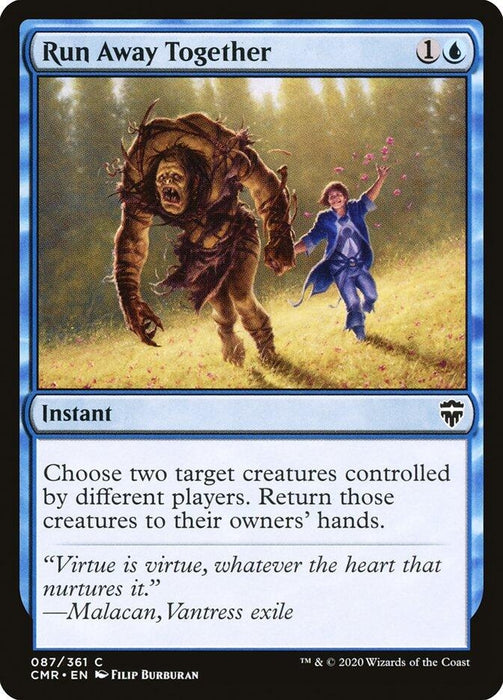 Image for Run Away Together (87) (CMR) - Magic: The Gathering