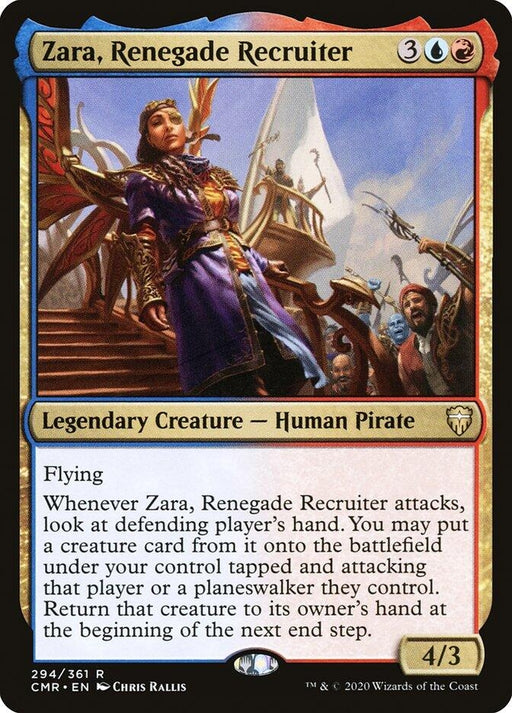 Image for Zara, Renegade Recruiter (294) (CMR) - Magic: The Gathering