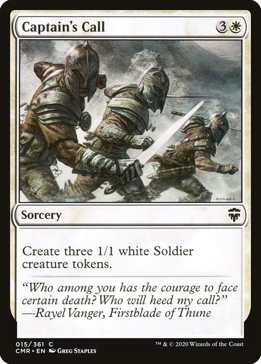 Image for Captain's Call (15) (CMR) - Magic: The Gathering