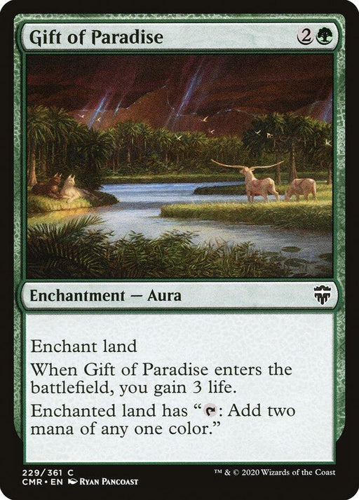 Image for Gift of Paradise (229) (CMR) - Magic: The Gathering