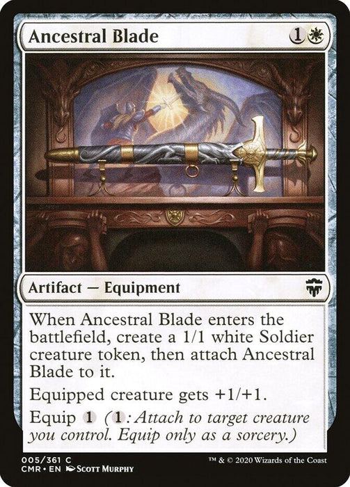 Image for Ancestral Blade (5) (CMR) - Magic: The Gathering