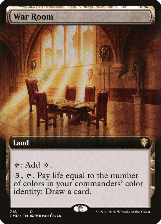 Image for War Room (Extended Art) (716) (CMR) - Magic: The Gathering