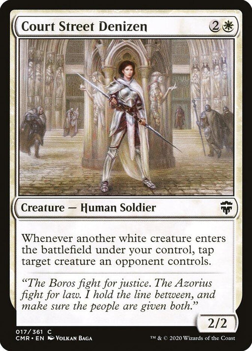 Image for Court Street Denizen (17) (CMR) - Magic: The Gathering