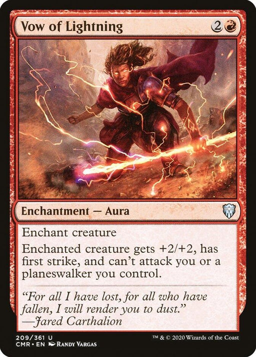 Image for Vow of Lightning (209) (CMR) - Magic: The Gathering