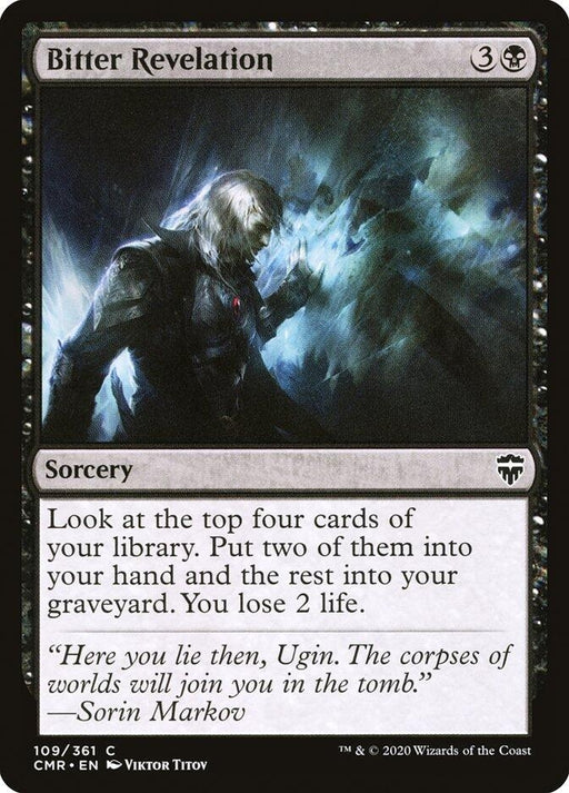 Image for Bitter Revelation (109) (CMR) - Magic: The Gathering