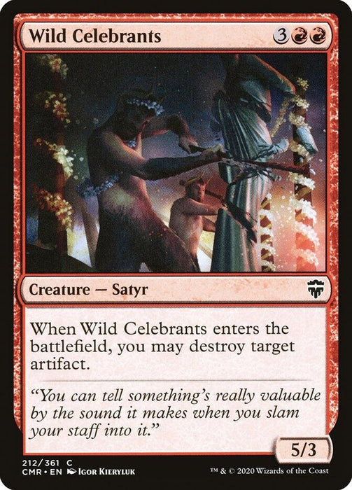 Image for Wild Celebrants (212) (CMR) - Magic: The Gathering