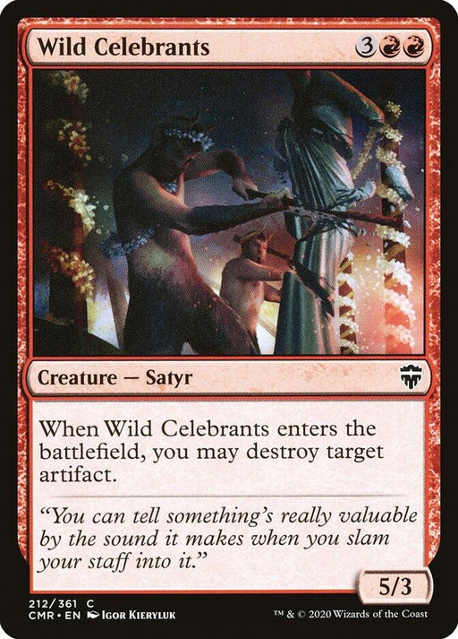 Image for Wild Celebrants (212) (CMR) - Magic: The Gathering