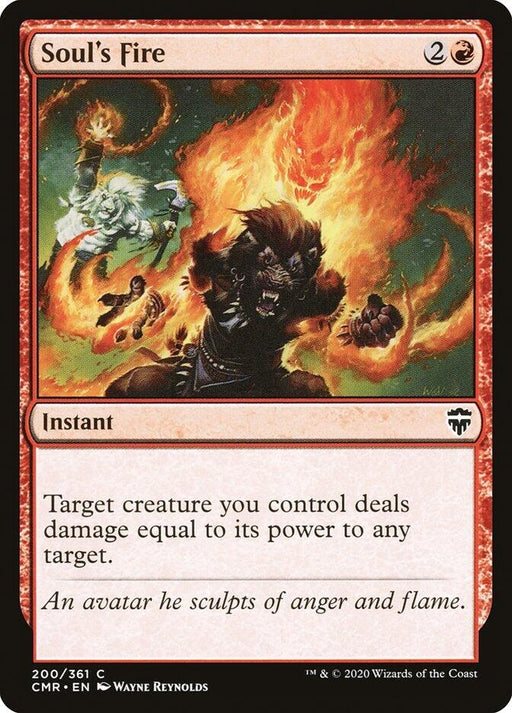 Image for Soul's Fire (200) (CMR) - Magic: The Gathering