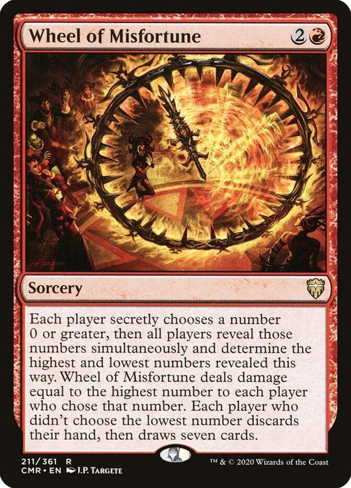 Image for Wheel of Misfortune (211) (CMR) - Magic: The Gathering