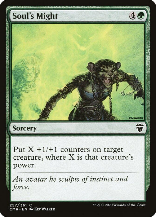 Image for Soul's Might (257) (CMR) - Magic: The Gathering