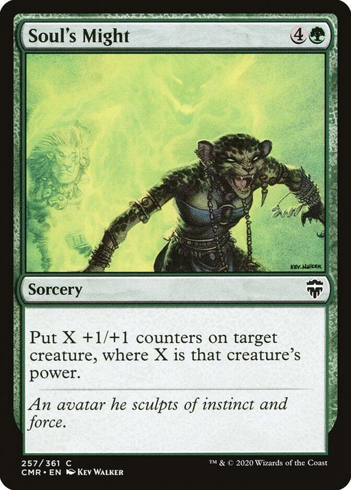 Image for Soul's Might (257) (CMR) - Magic: The Gathering
