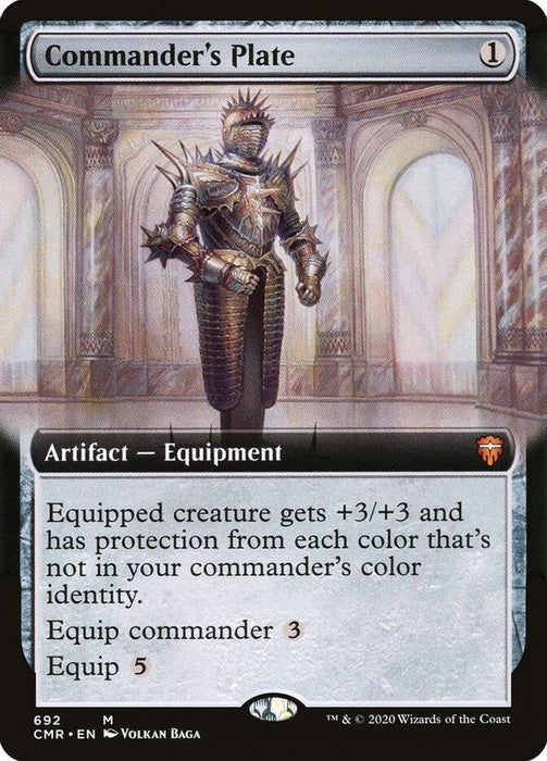 Commander's Plate (Extended Art) (692) (CMR)
