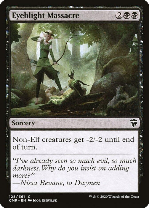 Image for Eyeblight Massacre (125) (CMR) - Magic: The Gathering