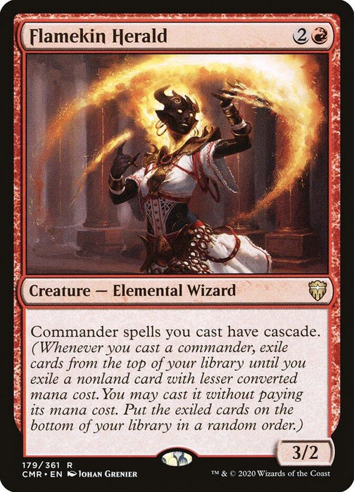 Image for Flamekin Herald (179) (CMR) - Magic: The Gathering