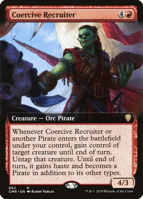 Image for Coercive Recruiter (Extended Art) (662) (CMR) - Magic: The Gathering