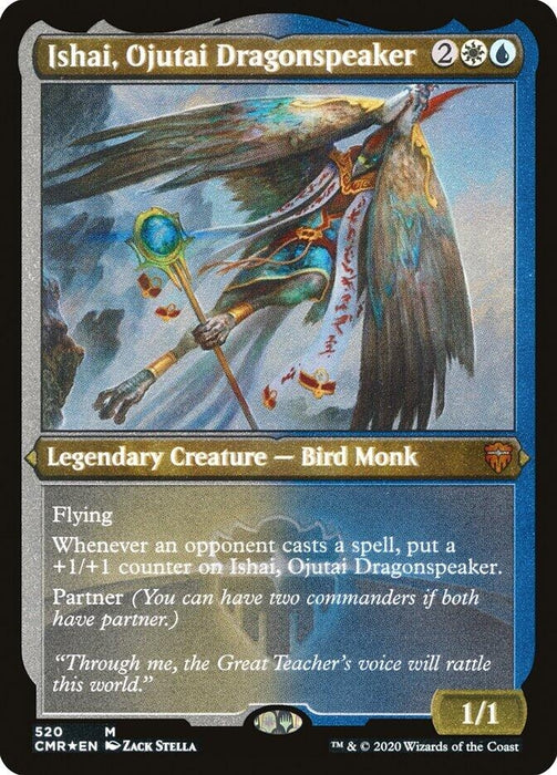 Ishai, Ojutai Dragonspeaker (Foil Etched) (520) (CMR)
