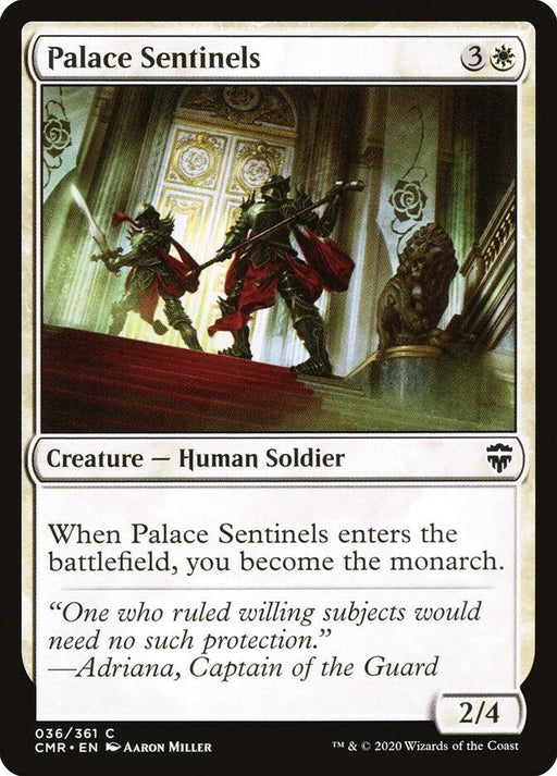 Image for Palace Sentinels (36) (CMR) - Magic: The Gathering