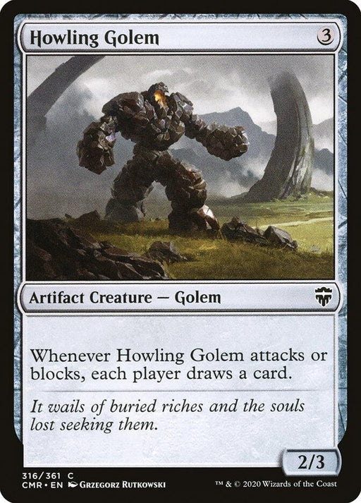Image for Howling Golem (316) (CMR) - Magic: The Gathering