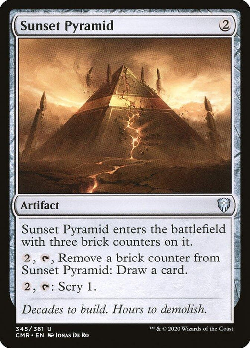 Image for Sunset Pyramid (345) (CMR) - Magic: The Gathering