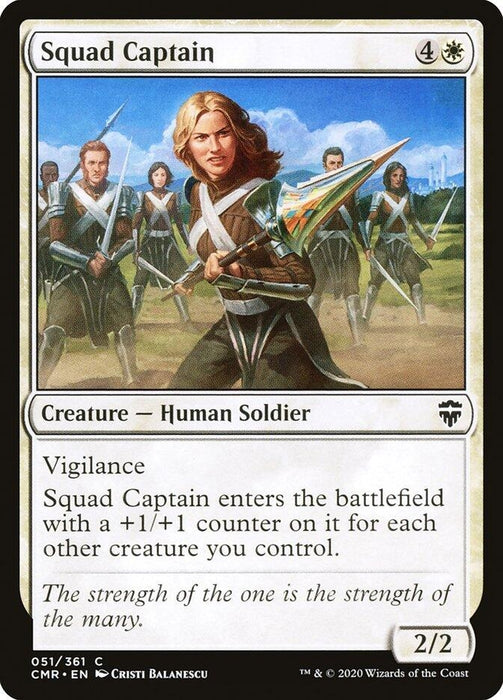 Image for Squad Captain (51) (CMR) - Magic: The Gathering