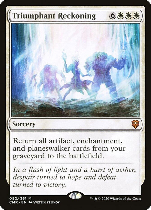 Image for Triumphant Reckoning (52) (CMR) - Magic: The Gathering