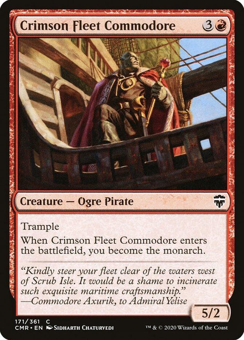 Image for Crimson Fleet Commodore (171) (CMR) - Magic: The Gathering