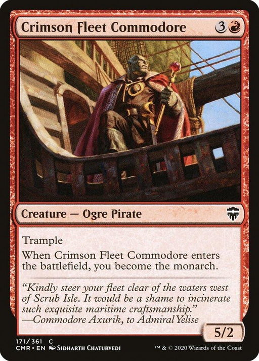 Image for Crimson Fleet Commodore (171) (CMR) - Magic: The Gathering