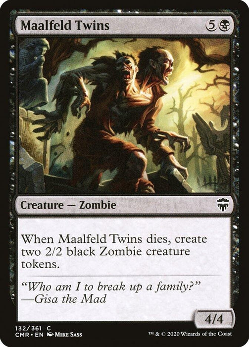 Image for Maalfeld Twins (132) (CMR) - Magic: The Gathering