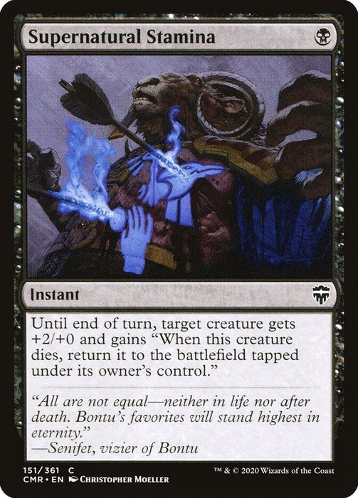Image for Supernatural Stamina (151) (CMR) - Magic: The Gathering