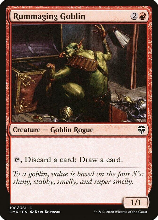 Image for Rummaging Goblin (198) (CMR) - Magic: The Gathering