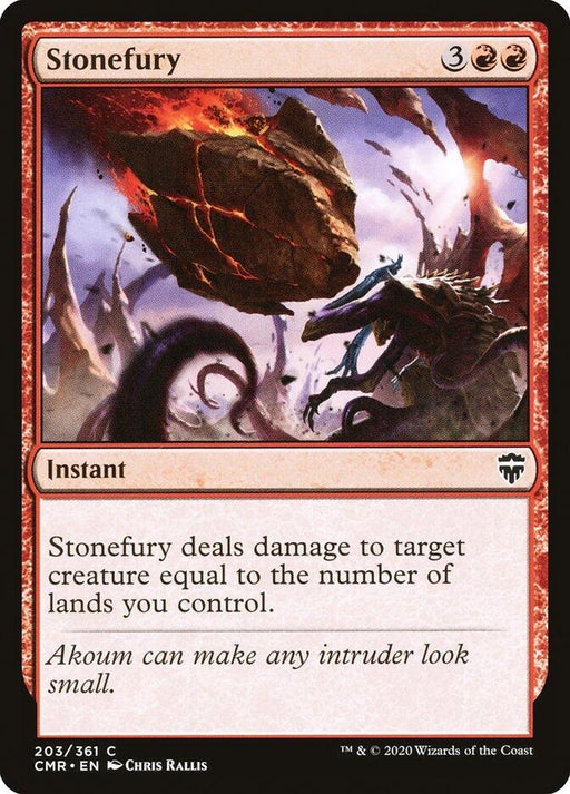 Image for Stonefury (203) (CMR) - Magic: The Gathering