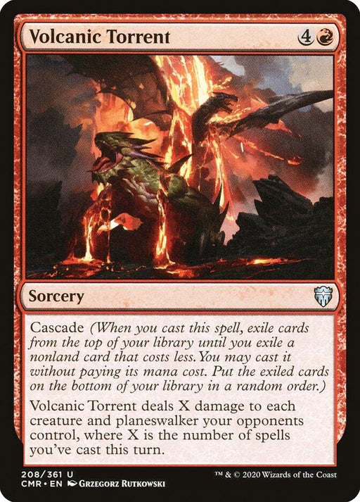 Image for Volcanic Torrent (208) (CMR) - Magic: The Gathering