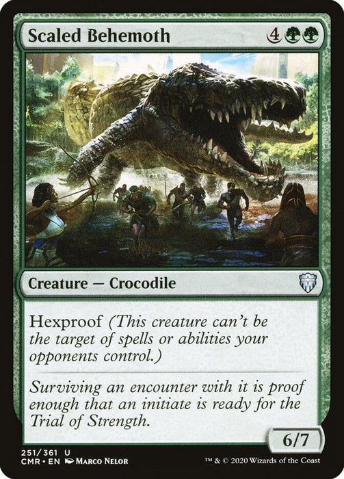 Image for Scaled Behemoth (251) (CMR) - Magic: The Gathering